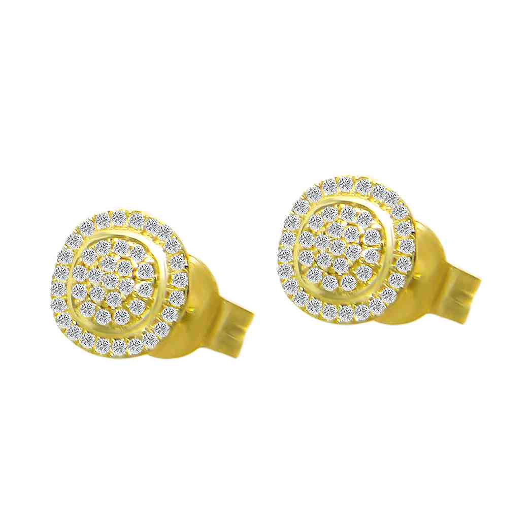 Round Stud Earring ER23040A